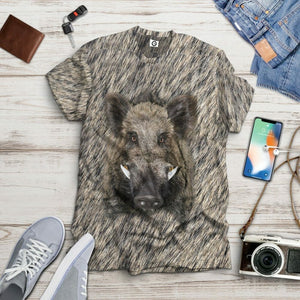 3D Boar Hunter Front And Back Custom Tshirt Hoodie Apparel