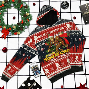 3D Bigfoot Ugly Sweater