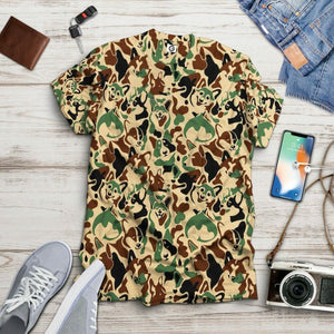 3D Corgi Camouflage Custom Tshirt Hoodie Apparel