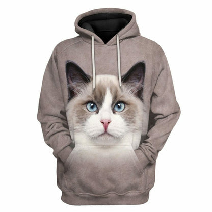 Éadaí Cochaillín Tléine Ragdoll Cat 3D