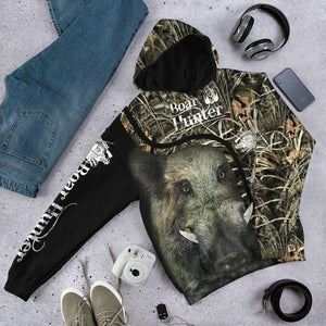 3D Love Boar Hunter Custom Tshirt Hoodie Apparel