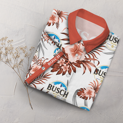 Busch Beer Hawaiian Shirt â€“ Dnstyles,Hawaiian Shirt Gift, Christmas Gift
