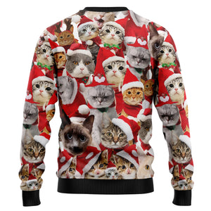 Lovely Cats Ugly Christmas Sweater,Christmas Ugly Sweater,Christmas Gift,Gift Christmas 2024