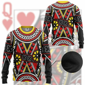 3D Queen of Diamonds Rachel Custom Tshirt Hoodie Apparel