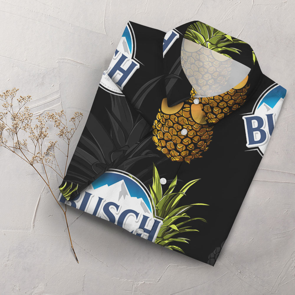 Busch Light Pineapple Hawaiian Shirt,Hawaiian Shirt Gift, Christmas Gift