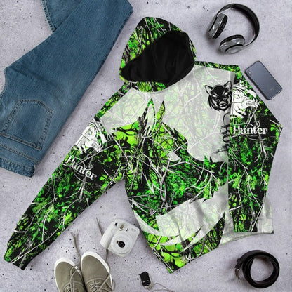 3D Boar Hunter Glas Chustaim Tshirt Éadaí Cochaill