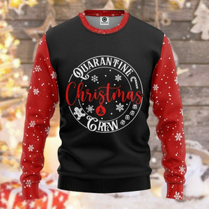 3D Quarantine Christmas Crew Custom Tshirt Hoodie Apparel