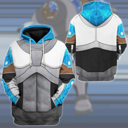 3D Teen Tíotán Cyborg Cosplay Saincheaptha Tshirt Éadaí Hoodie