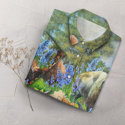 Buffalo Love Animals - Hawaiian Shirt,Hawaiian Shirt Gift, Christmas Gift