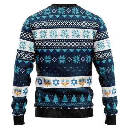 Happy Hanukka Ugly Christmas Sweater,Christmas Ugly Sweater,Christmas Gift,Gift Christmas 2024