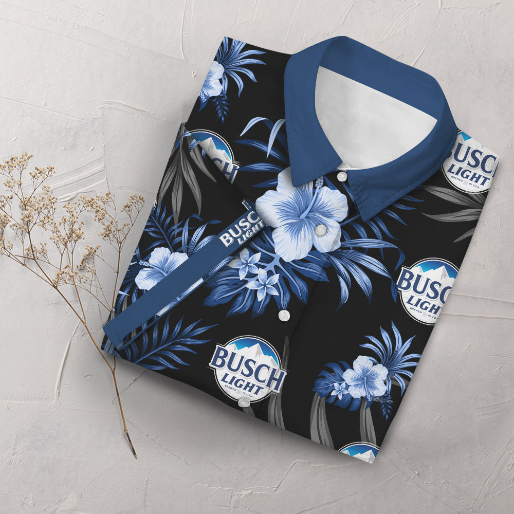 Busch Light Style Hawaiian Shirt,Hawaiian Shirt Gift, Christmas Gift