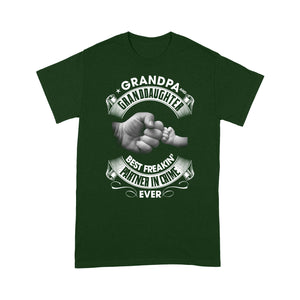 Grandpa and granddaughter best freakin partner in crime ever T shirt gift - Standard T-shirt Tee Shirt Gift For Christmas