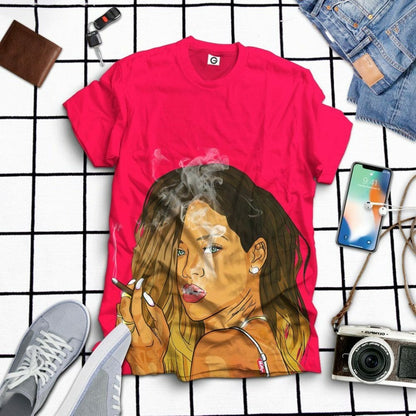 Éadaí Cochaillín Tléine Saincheaptha 3D Rihanna