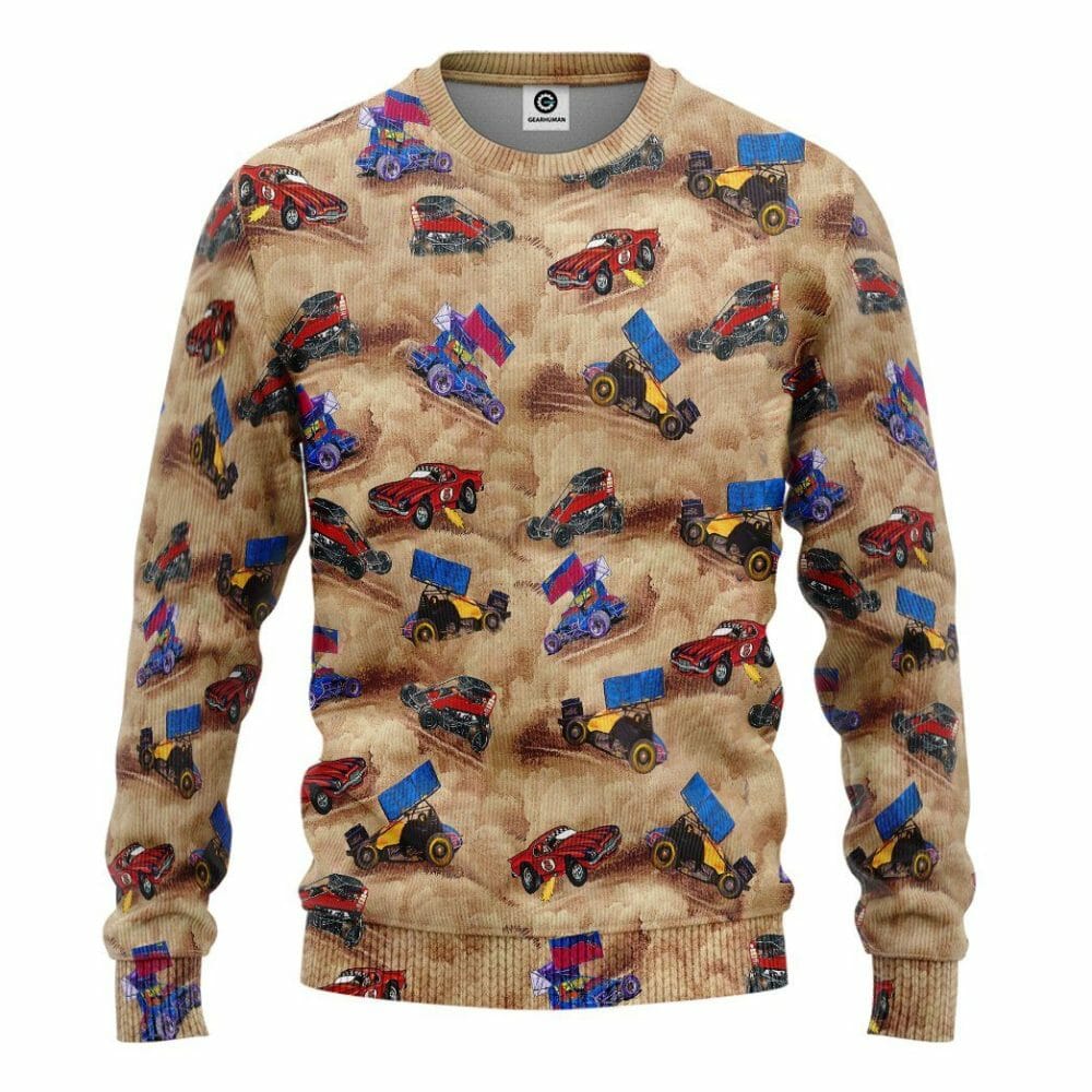 3D DIRT Track Racing Custom Tshirt Hoodie Apparel