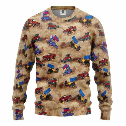 3D DIRT Track Racing Custom Tshirt Hoodie Apparel