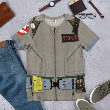 Ghostbusters 1984 Zeddemore Cosplay Saincheaptha Tshirt Éadaí Cochaillín