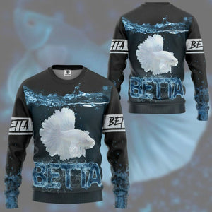 3D Love Betta Custom Tshirt Hoodie Apparel