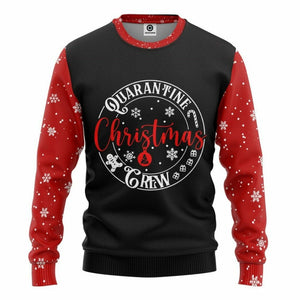 3D Quarantine Christmas Crew Custom Tshirt Hoodie Apparel