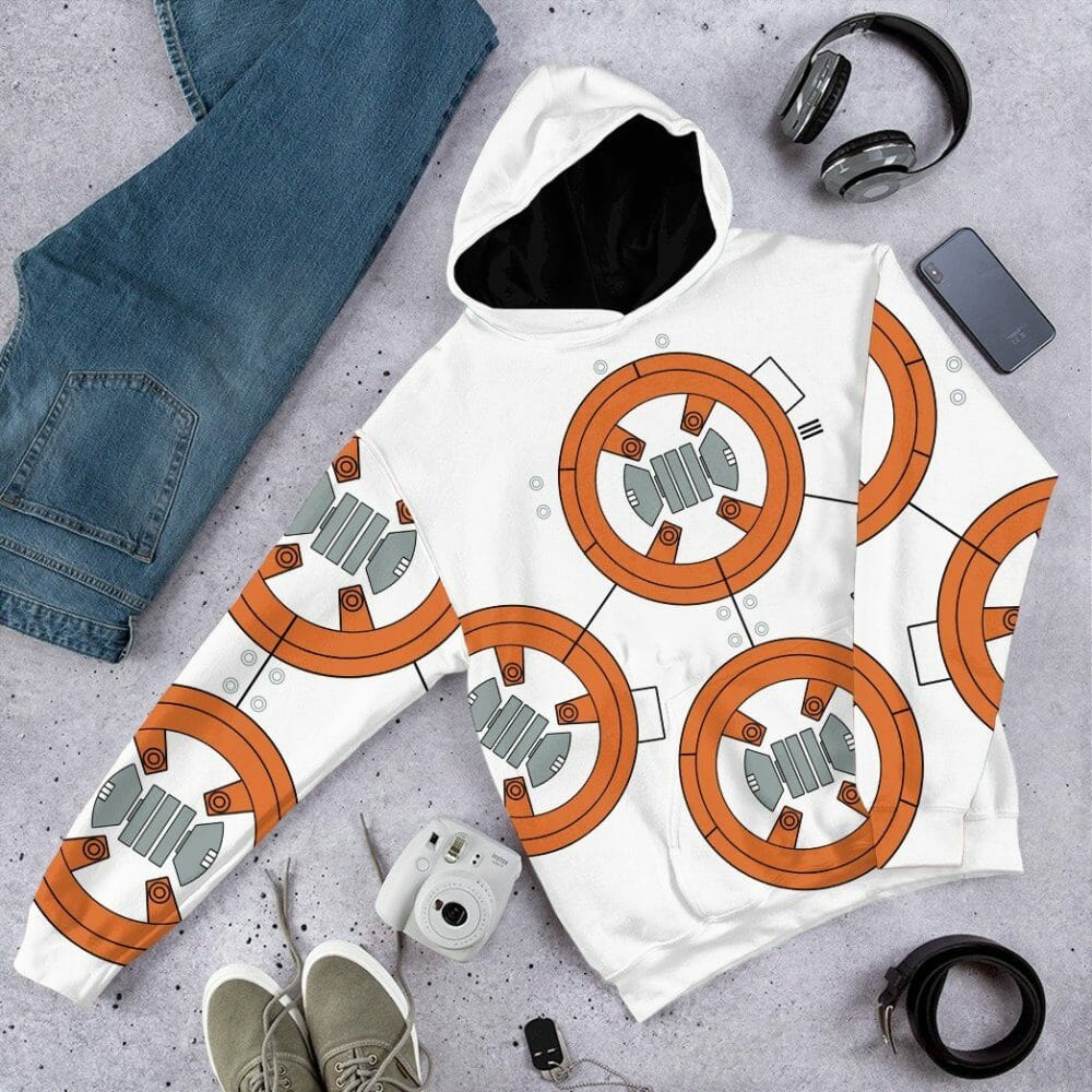 Éadaí Cochaillín Tléine Saincheaptha 3D BB8 Cosplay
