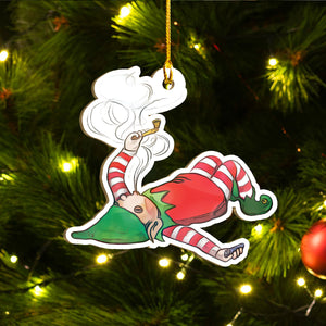 Funny Bad Elf Ornament Set Of 8 & 4, Xmas Dirty Elf Ornament Set, Funny Christmas Ornament Gift Idea