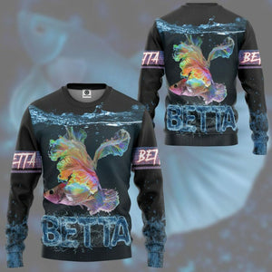 3D Loving Betta Custom Tshirt Hoodie Apparel