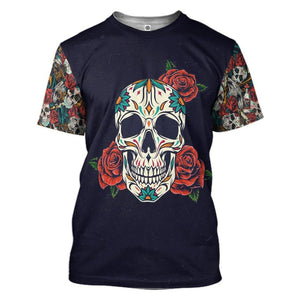 3D Skull Custom Tshirt Hoodie Apparel