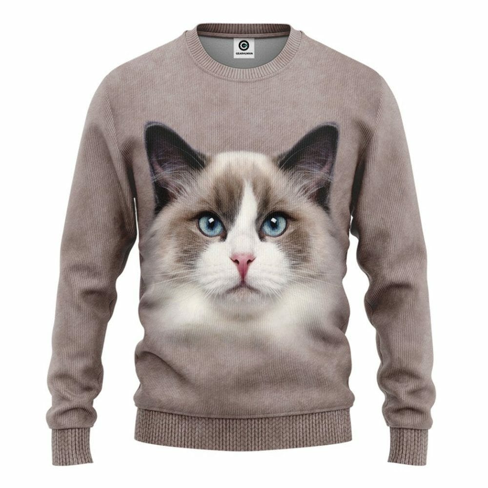 Éadaí Cochaillín Tléine Ragdoll Cat 3D