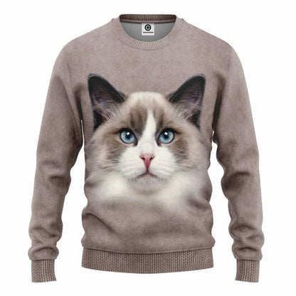Éadaí Cochaillín Tléine Ragdoll Cat 3D