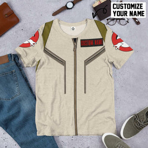 3D Ghostbusters Venkman Hero Custom Name Tshirt Hoodie Apparel