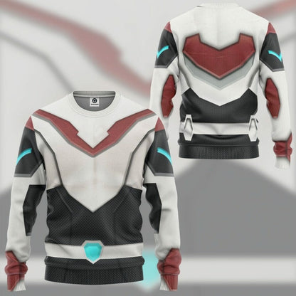 Cosantóir Finscéalach 3D Voltron Keith Kogane Armor Custom Tshirt Hoodie Apparel