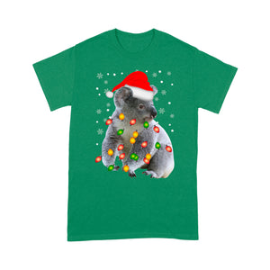 Koala With Christmas Lights Matching Family Gift   Tee Shirt Gift For Christmas