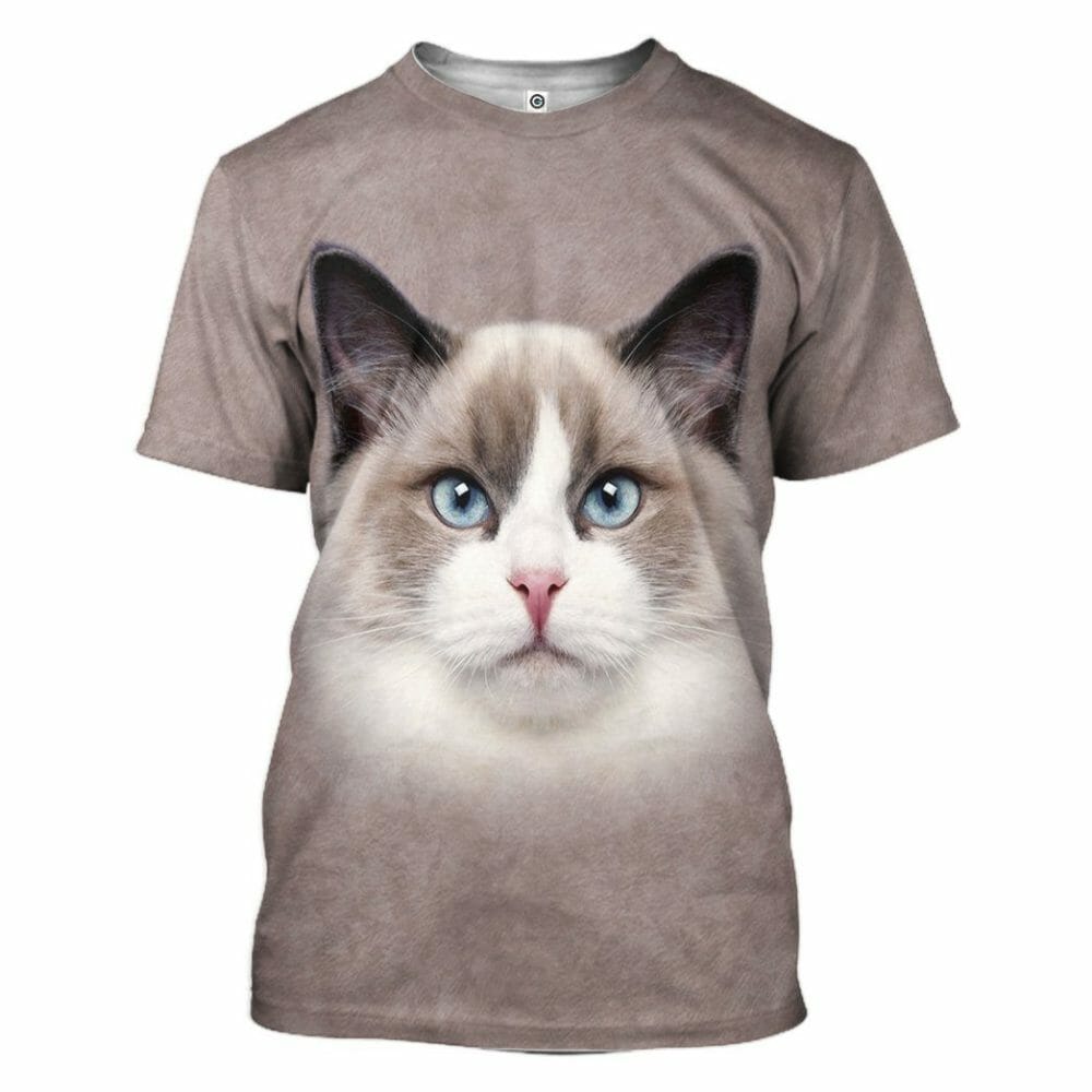 Éadaí Cochaillín Tléine Ragdoll Cat 3D