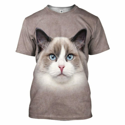 Éadaí Cochaillín Tléine Ragdoll Cat 3D