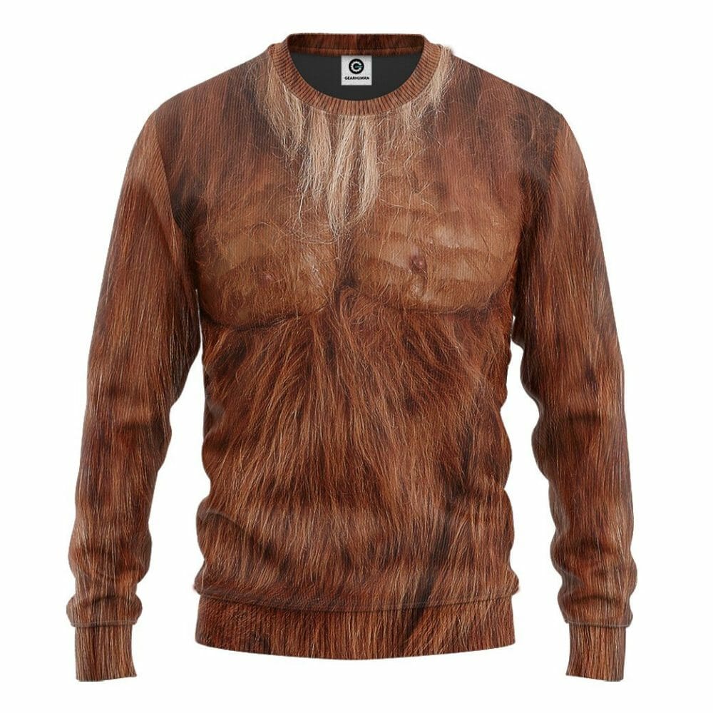 Éadaí Cochaillín Tléine éadaí 3D Bigfoot