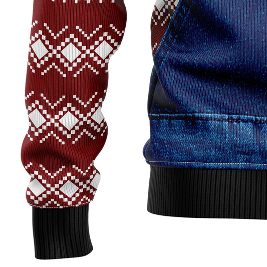 Cailín a bhfuil grá aici don Nollaig agus do ghabhair geansaí Nollag gránna, geansaí Nollag gránna, bronntanas Nollag, bronntanas Nollag 2024