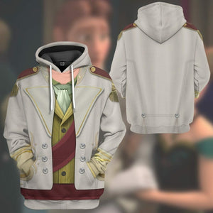 3D Hans Prince Frozen Custom Tshirt Hoodie Apparel