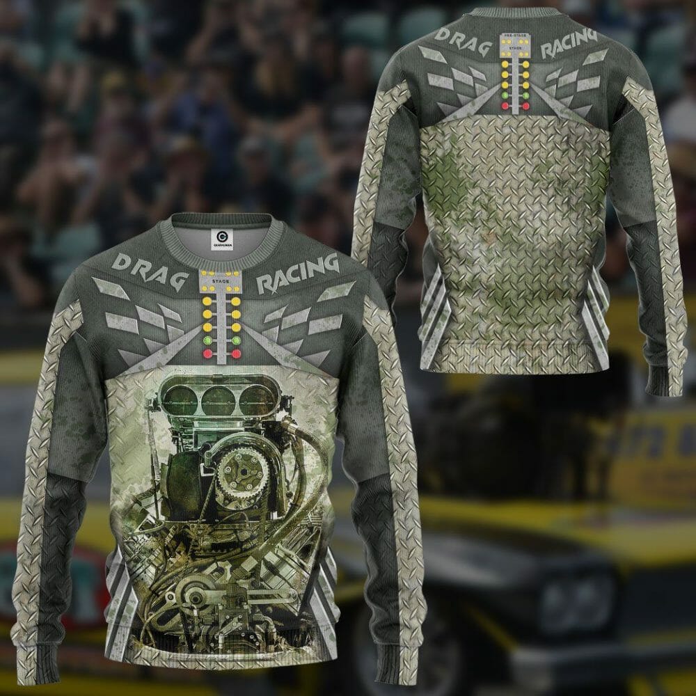 3D Drag Racing Tshirt Hoodie Apparel