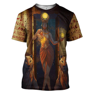 3D Egyptian Goddess Madona Custom Shirt