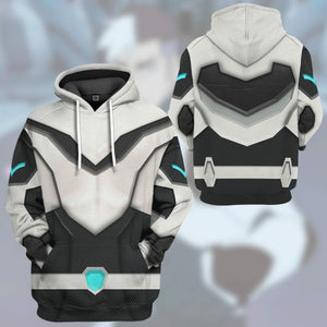 3D Voltron Legendary Defender Shiro Armor Custom Tshirt Hoodie Apparel