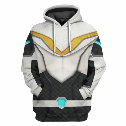 Cosantóir Finscéalach 3D Voltron Hunk Garrett Armúr Éadaí Hoodie Tshirt Saincheaptha