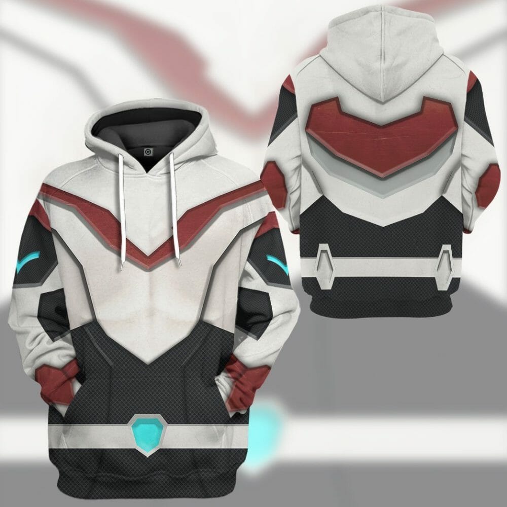 Cosantóir Finscéalach 3D Voltron Keith Kogane Armor Custom Tshirt Hoodie Apparel