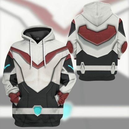 Cosantóir Finscéalach 3D Voltron Keith Kogane Armor Custom Tshirt Hoodie Apparel