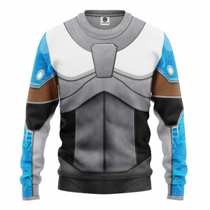 3D Teen Titan Cyborg Cosplay Custom Tshirt Hoodie Apparel