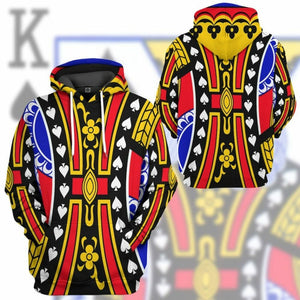 3D King of Spades David Custom Tshirt Hoodie Apparel