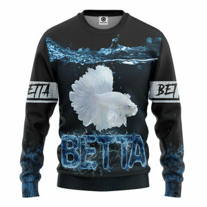 3D Love Betta Custom Tshirt Hoodie Apparel