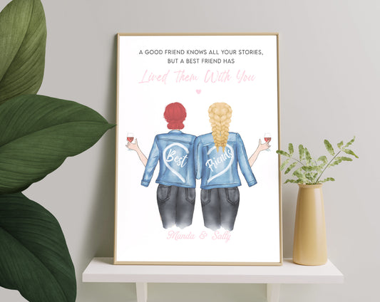 Pictiúr Pearsanta Priontáil Cairdeas Uathúil, Cló Cara is Fearr, Bronntanas Cara is Fearr, Cló Cairdis, Bronntanas Cairdis, Cló Pearsantaithe Cara is Fearr