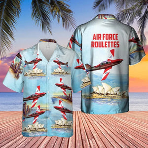 Air Force Roulettes RAAF Air Show Hawaiian Shirt,Hawaiian Shirt Gift,Christmas Gift