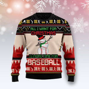 All I want for Christmas is more Time For Sweater, Christmas Ugly Sweater, Christmas Gift, Gift Christmas 2022