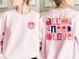 All You Need Is Love Corinthians Sweatshirt, The Beatles Sweater, Peace Love Beatles Outfit ,Rock Band Hoodies , Music Shirt , Gift For Fan, The Beatles