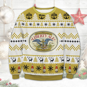 Anchor Brewing Liberty Ale Beer san francisco Christmas Sweater, Christmas Gift, Gift Christmas 2022